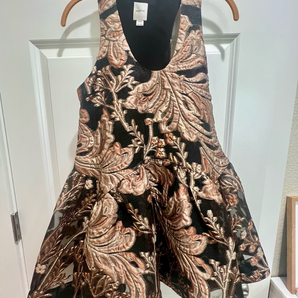 Elegant Black and Gold Anthropologie PXXS!